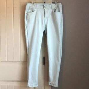 Mint Green colored Skinny Jeans